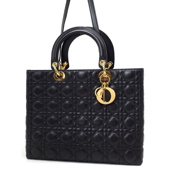 Dior Handbags - Christian Dior Cannage Lady L Bag